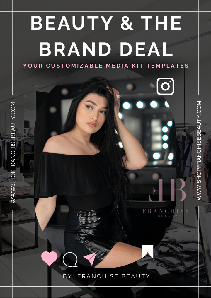 Beauty & The Brand Deal ebook with media kit templates