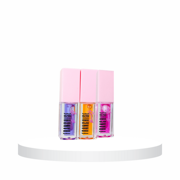 Fruit scented glow lip oil bundle